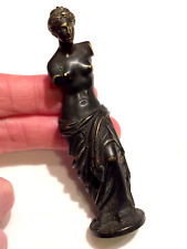 Antique Grand Tour 9.6cm Cast Bronze Venus De Milo Figure