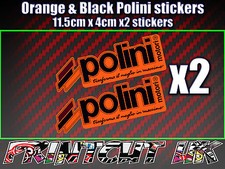2x Polini Orange & Black