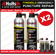 2x Holts Tyre Weld Emergency