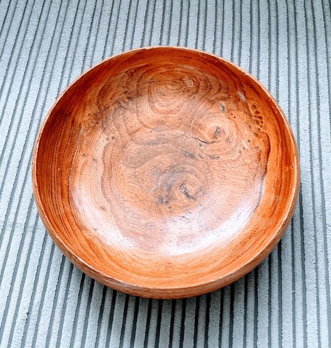 Hand turned wooden bowl - , /