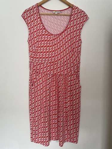 Boden margot jersey dress red - margot,