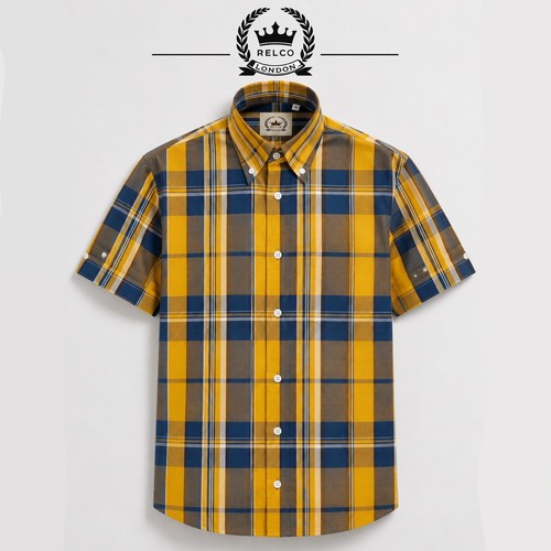 Relco check shirt medium short - shirt,