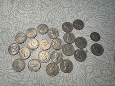Job Lot Of Silver Sixpences