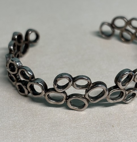 Silver plated cuff bangle - silver,