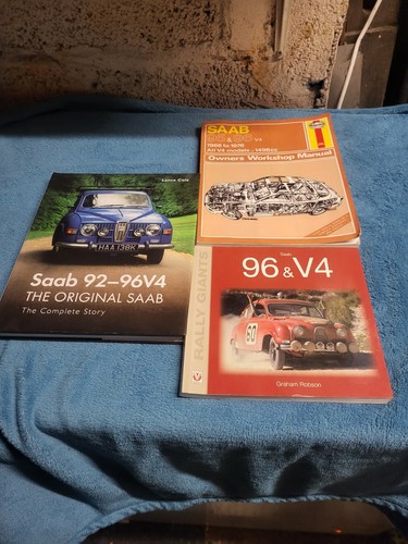 Saab 96 books - 92,95,96,