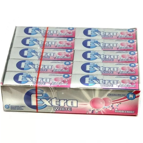 New wrigley packets extra - new,