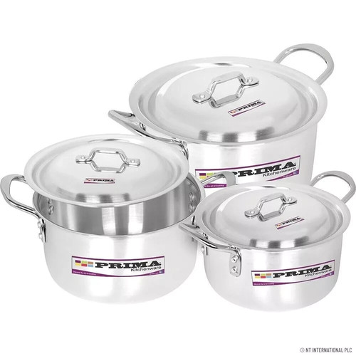 Large 6pc heavy duty aluminium - heavy,