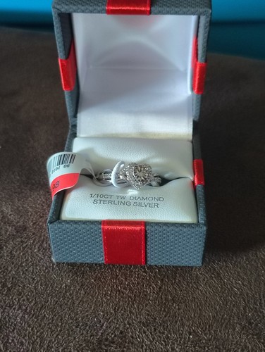Sterling silver diamond - sterling,