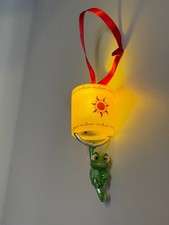 Disney Store Pascal Tangled Lantern Light up Christmas Ornament Sketchbook Dec