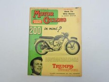 Vintage Jan 19 1961 Motorcycling Magazine Triumph 200 Tiger Cub Arrow B8123