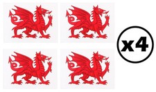 WELSH DRAGON TEMPORARY TATTOO