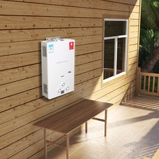 16L Gas Hot Water Heater Portable Shower Camping LPG Outdoor Instant Heating