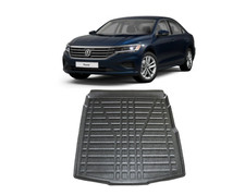 PASSAT B8 SALOON 2015 Onwards Tailored Boot Liner Floor Mat Heavy Duty Anti Slip