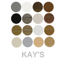 SELF ADHESIVE DECORATIVE SCREW COVER CAPS 13mm - WHITE, BLACK, ALUMINIUM, IVORY