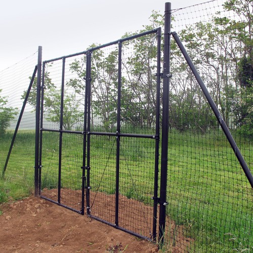 Dual driveway gate for deer - driveway,