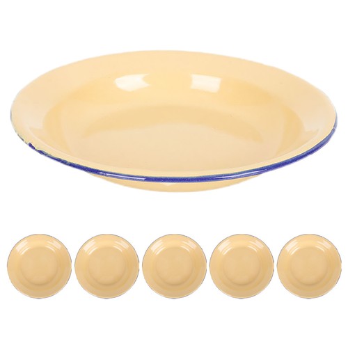 6pcs enamel dinner plates set - 6pcs,