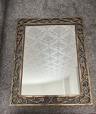 Next Mirror Gold Flower Frame Wall Mirror, Home Decor,
