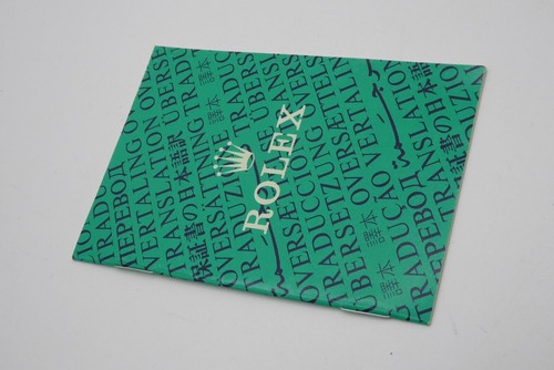 Rolex translation booklet - rolex,
