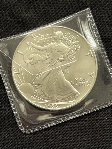1986 american silver eagle - 1986,