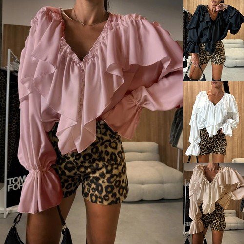 Women neck ruffle - neck, frilled