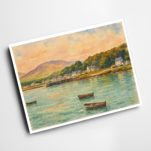 Print lamlash bay - bay, from