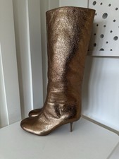 Zara Woman Metallic Gold