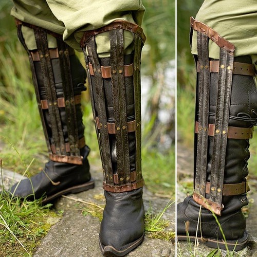 Viking greaves leg protectors - greaves,