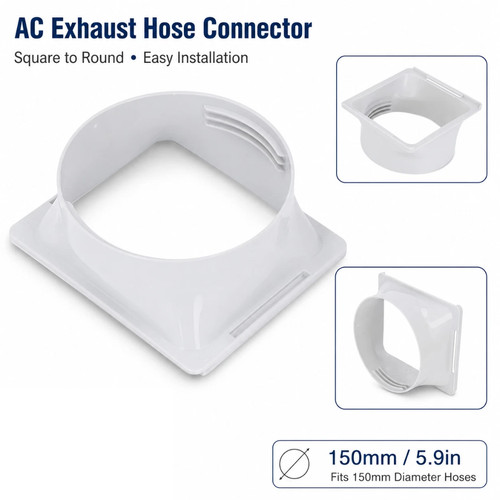 Square round exhaust duct - exhaust,