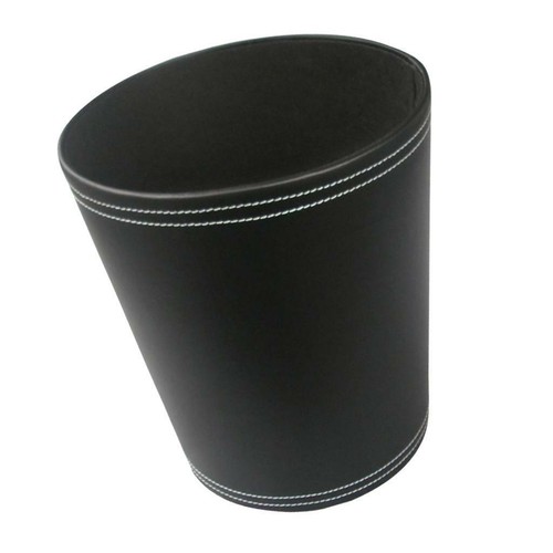 Leather waste paper bins - pu,