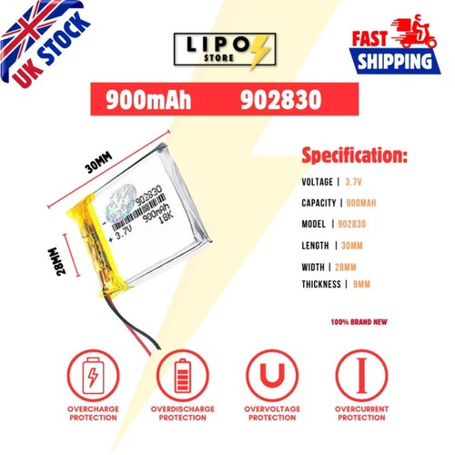 902830 900mah lipo - ⚡,