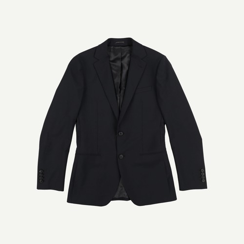 Reiss mens black wool blend - reiss,