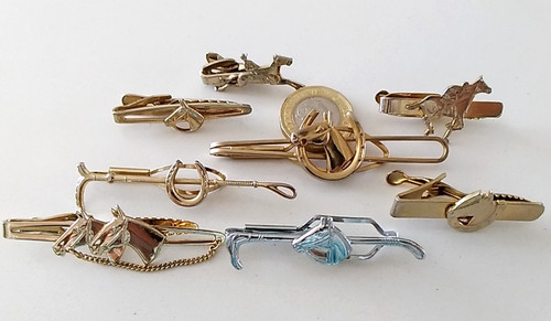 Vintage horseracing tie - x,