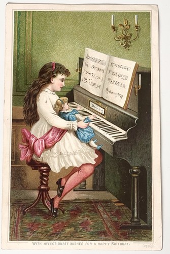 Lovely victorian birthday - victorian, card