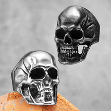 Men's Skull Ring Stainless