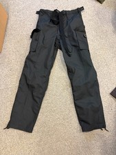 British military surplus black ripstop combat trousers Thatchreed SF  size 34"