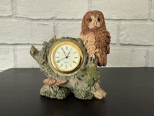Vintage 1995 Owl Quartz Clock