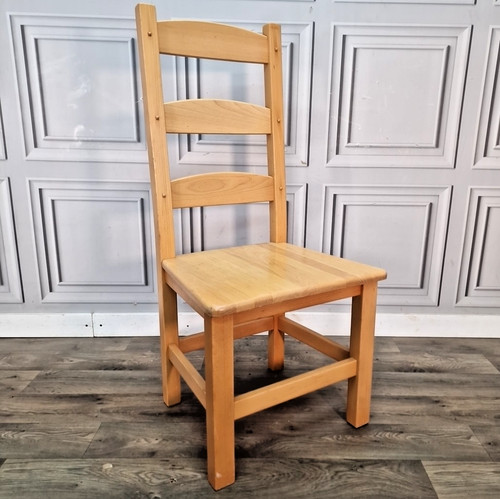 Vintage beech kitchen chair - beech,
