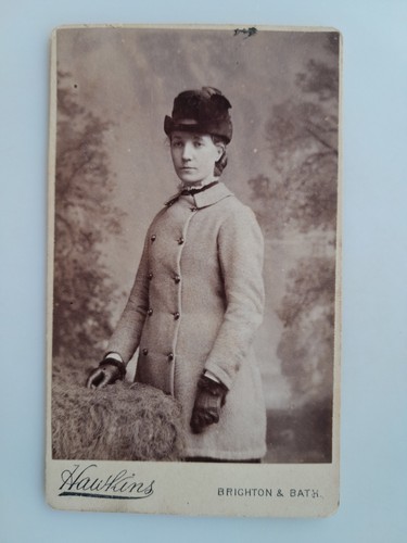 Cdv beautiful woman - cdv:,