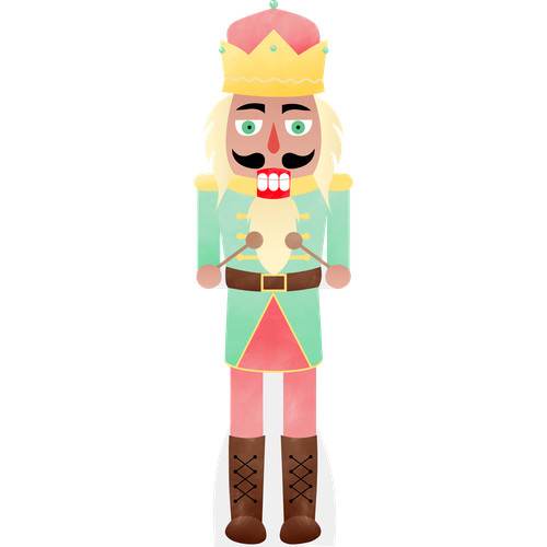 Christmas cutout nutcracker - christmas, (nutcracker
