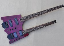 Purple 4+6 Strings Headless