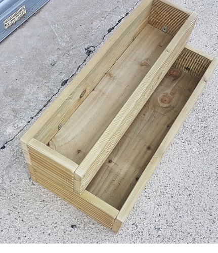 Decking garden planter tier - planter,