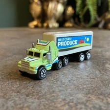 ?Micro Machines Galoob 1989 Semi Truck Food Service Small Lorry West Coast VGC