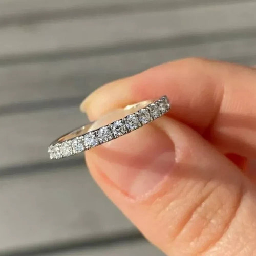 2ct moissanite full - full, eternity