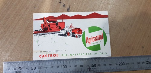 1962 castrol agricastrol ink - agricastrol,