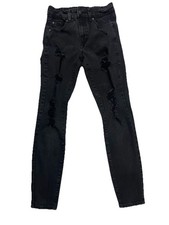 Aeropostale High Rise Jegging Jeans 6 Regular Black Denim Pants Women Clothing