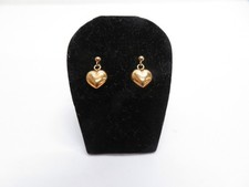 9ct - Gold - Heart - Earrings - 0.7g