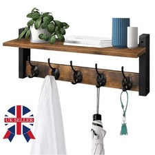 Coat Rack with Shelf Wall