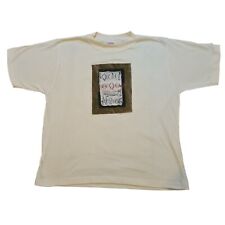 Mens Vintage Santana Life Style Graphic T-Shirt Size L Sewn On Graphic Print