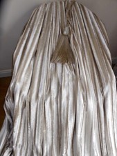 STUNNING PAIR OF KYLIE MINOGUE ILIANA PRALINE CURTAINS 