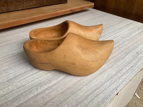 Handmade wooden cloggs - handmade, decor